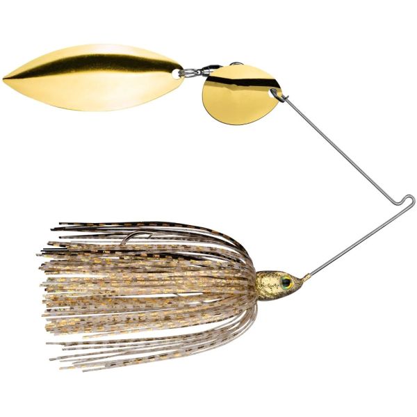 Strike King Tour Grade Colorado/Willow Spinnerbait 3/8oz Gold Shiner