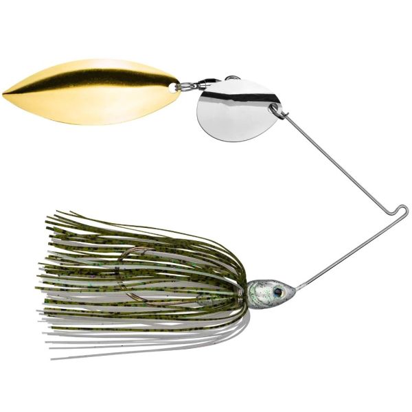 Strike King Tour Grade Colorado/Willow Spinnerbait 3/8oz Olive Shad