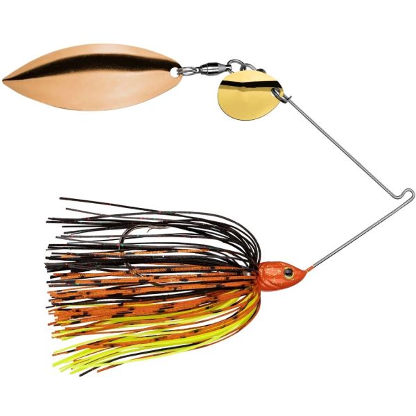 Strike King Tour Grade Colorado/Willow Spinnerbait 3/8oz Green Tomato