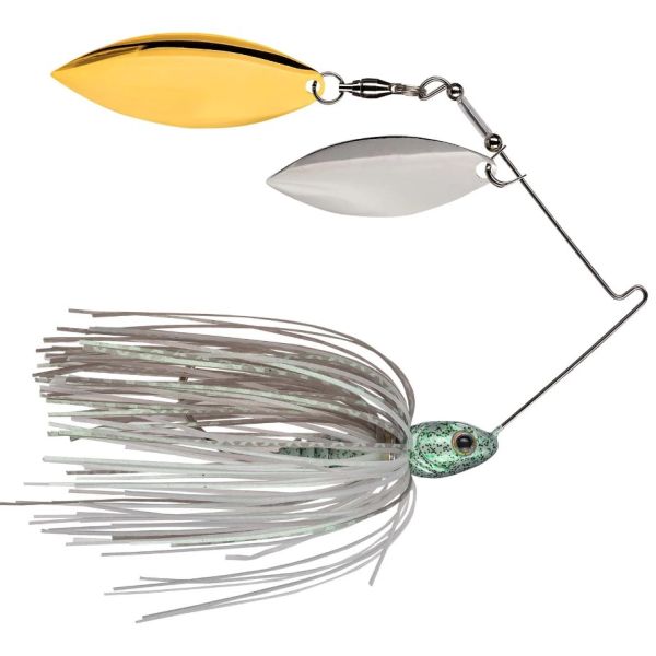 Strike King Tour Grade Compact DW Spinnerbait - 1/2oz - Green Glimmer