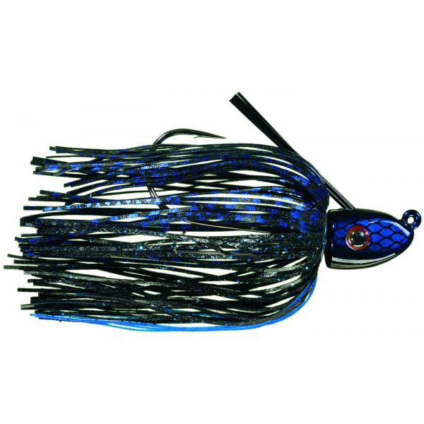 Strike King Tour Grade Swim Jig - Black Blue - 1/4oz