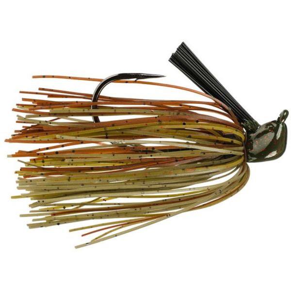 Strike King TGSKJ38 Tour Grade Skipping Jig - Green Pumpkin Craw