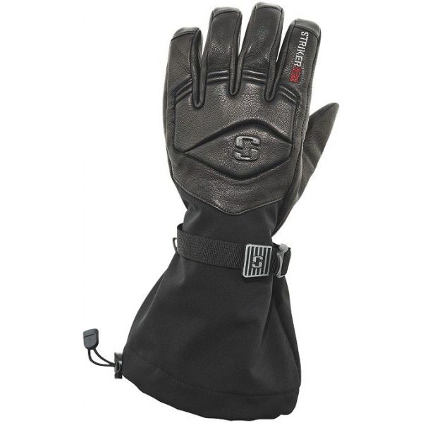 Striker ICE Combat Leather Gloves - Black - Large