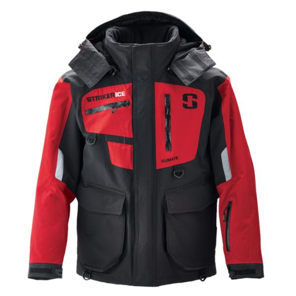 Striker Ice Climate Jacket - Black/Red - 2XL