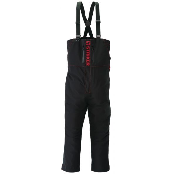 Striker Ice Denali Insulated Rain Bib - Black - Large