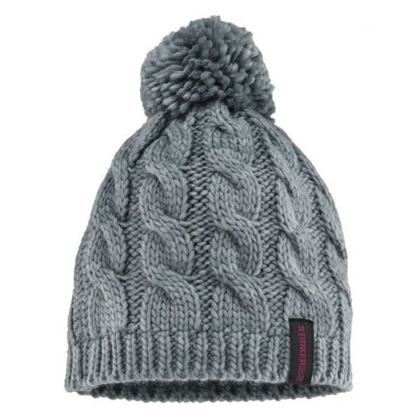 Striker ICE Women's Cable Knit Hat - Gray