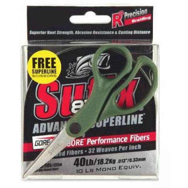 Sufix 832 Advanced Superline 40lb 150yd with Sufix Superline Scissors