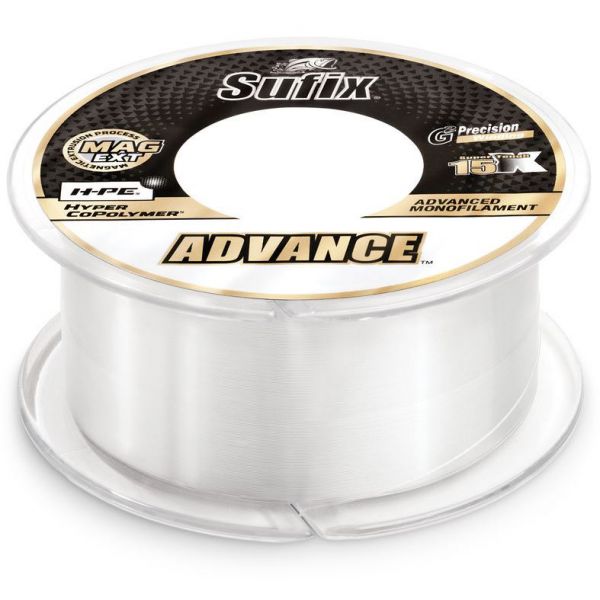 Sufix Advance Monofilament Fishing Line - Clear - 4lb