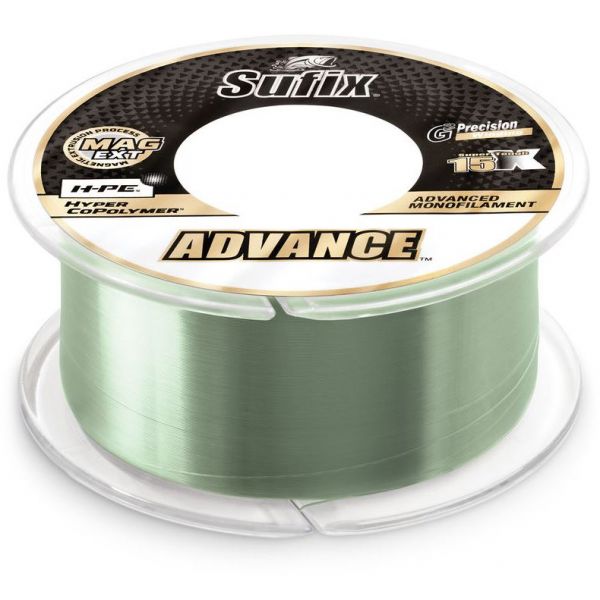 Sufix Advance Monofilament Fishing Line - Lo-Vis Green - 4lb