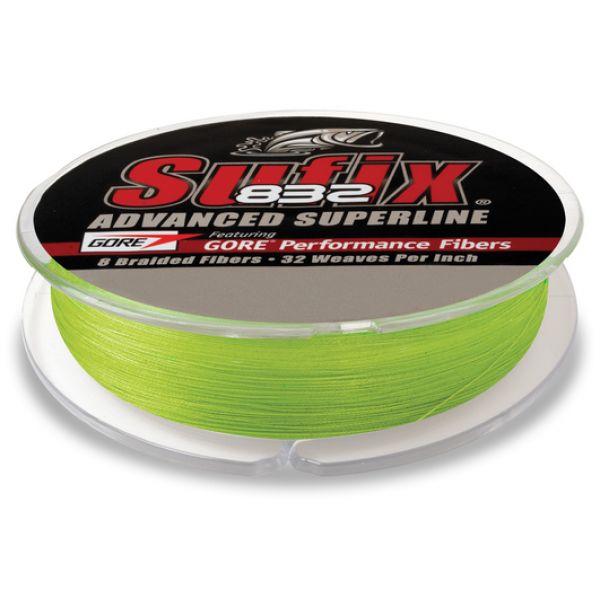 Sufix 832 Advanced Superline 660-306L Neon Lime 6lb 1200yds