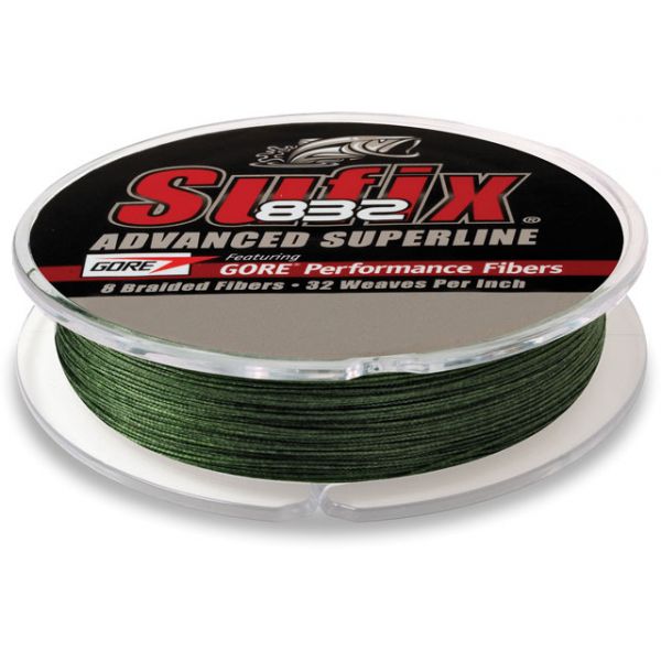 Sufix 832 Advanced Superline 660-006G Lo-Vis Green 6lb 150yds