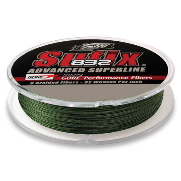 Sufix 832 Advanced Superline 660-115G Lo-Vis Green 15lb 300yds