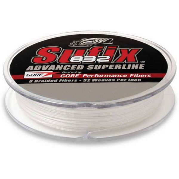 Sufix 660-108GH 832 Advanced Superline Braid - 8lb - 300yd - Ghost