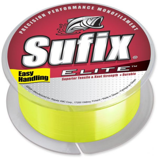 Sufix Elite 661-104Y Fishing Line Hi-Vis Yellow 4lb 330yds