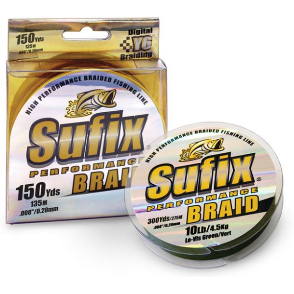 Sufix Performance Braid - 150 yds Spools