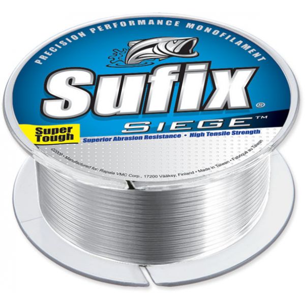 Sufix Siege 662-104 Monofilament Fishing Line Clear 4lb 330yds