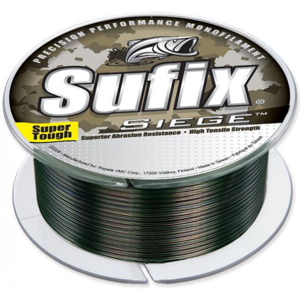 Sufix Siege 662-112CA Monofilament Fishing Line Camo 12lb 330yds