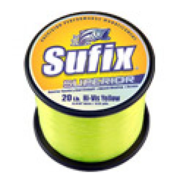 Sufix Superior 2.2lb Spool Hi-Vis Yellow