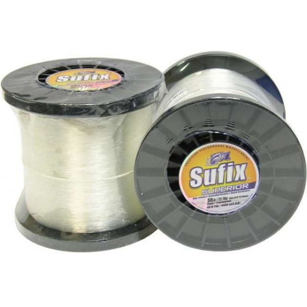 Sufix Superior 4.4lb Spool Clear 50lb/4834yds