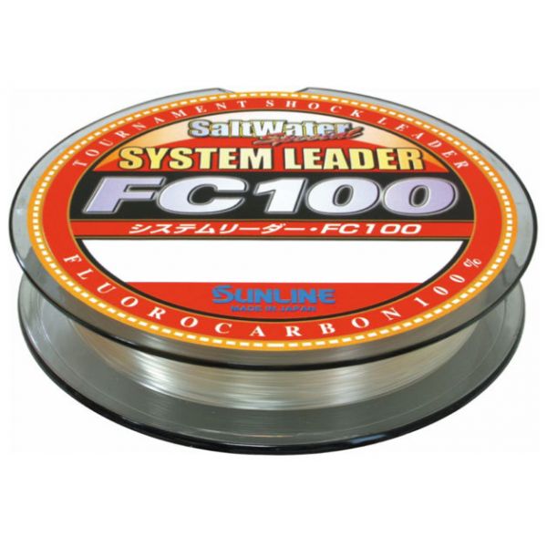 Sunline FC 100 Fluorocarbon System Leader - 100lb - 110yds