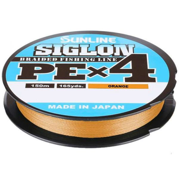 Sunline Siglon PEx4 Braided Line - Orange - 10lb