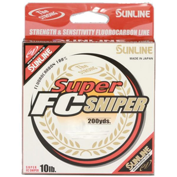 Sunline Super FC Sniper Fluorocarbon Fishing Line 8lb Test 200 Yd Fast Shipping 