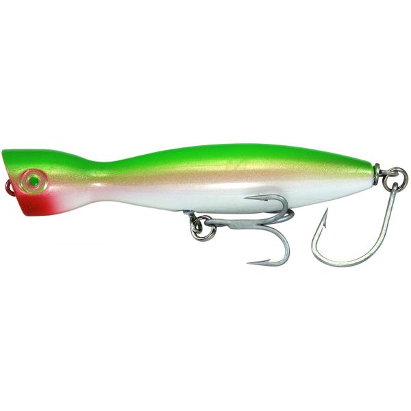 Super Strike PP4O Little Neck Popper - Floating - Neon Green