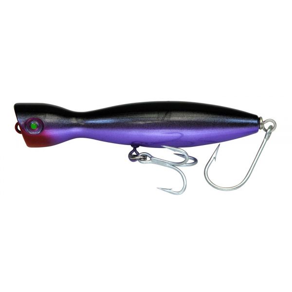 Super Strike PP4O Little Neck Popper - Floating - Black/Purple