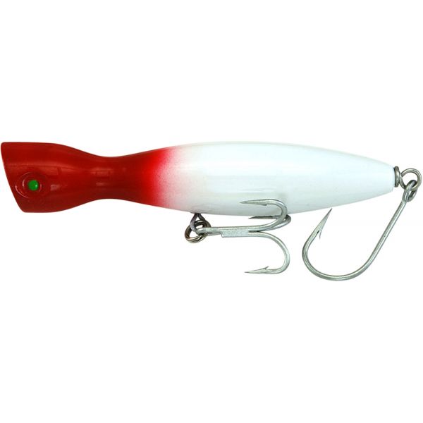 Super Strike PP4O Little Neck Popper - Floating - 033 Red Head/White