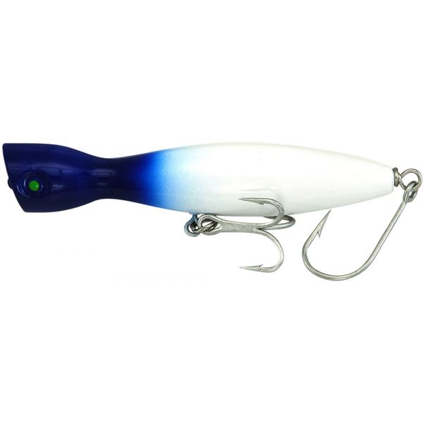 Super Strike PP4O Little Neck Popper - Floating - 034 Blue Head/White