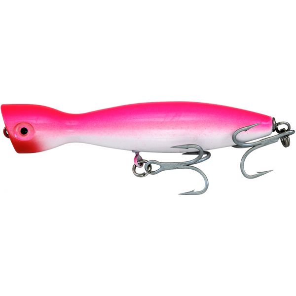 Super Strike PP4W Little Neck Popper - Sinking - Pink/White