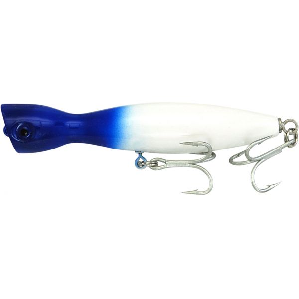 Super Strike PP4W Little Neck Popper - Sinking - 034-Blue Head/White