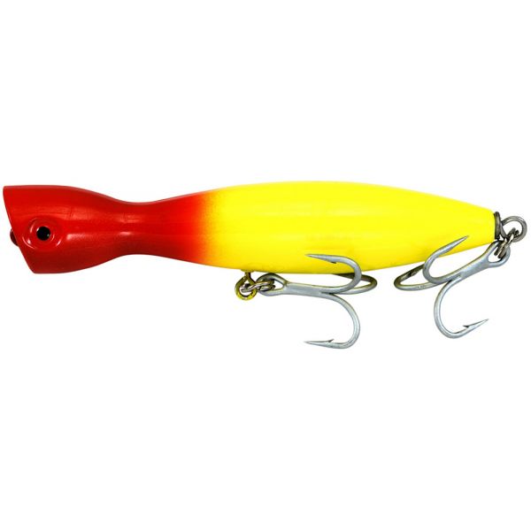 Super Strike PP4W Little Neck Popper - Sinking - Red Head/Yellow