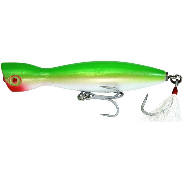 Super Strike PP5HW Little Neck Popper - X-Heavy - Neon Green