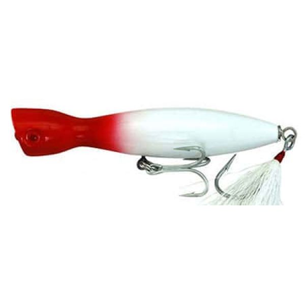 Super Strike PP6HW Little Neck Popper - X-Heavy - 033-Red Head/White