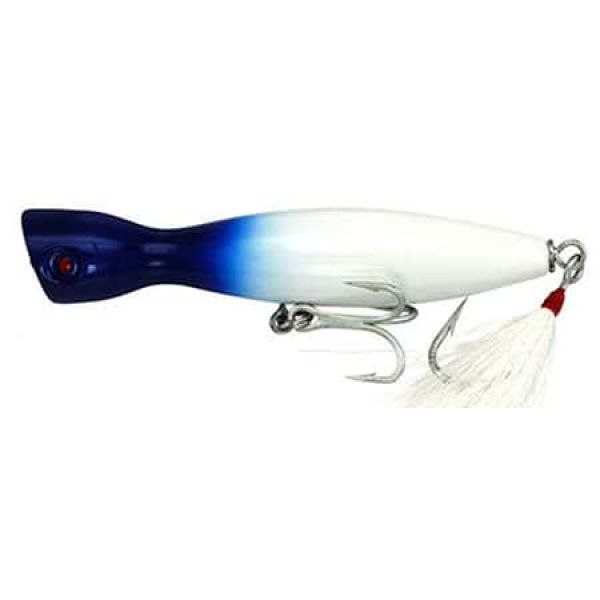 Super Strike PP6HW Little Neck Popper - X-Heavy - 034-Blue Head/White