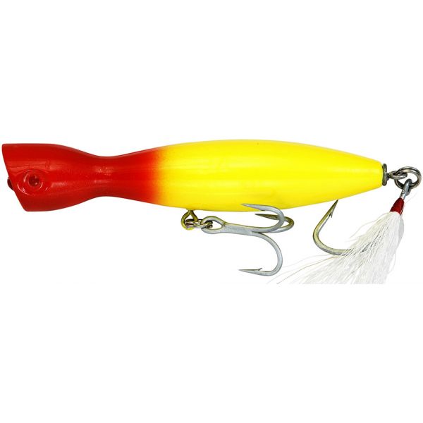 Super Strike PP6HW Little Neck Popper - X-Heavy - Red Head/Yellow