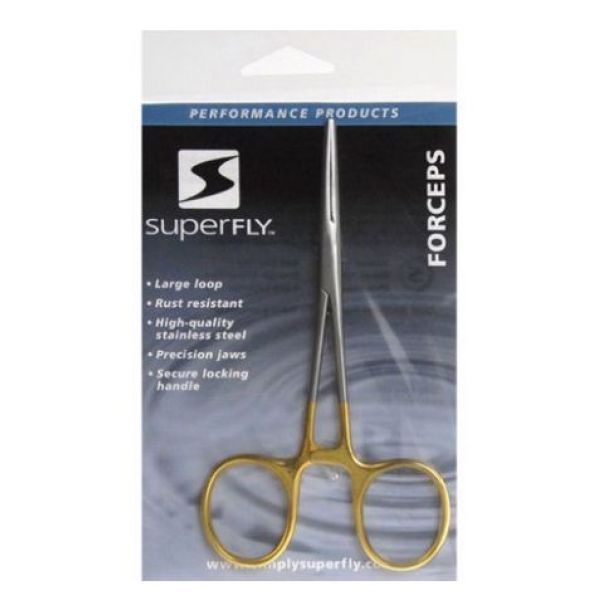 Superfly Stainless Steel Forceps - Gold - Medium