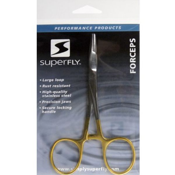 Superfly Stainless Steel Scissor Forceps - Gold