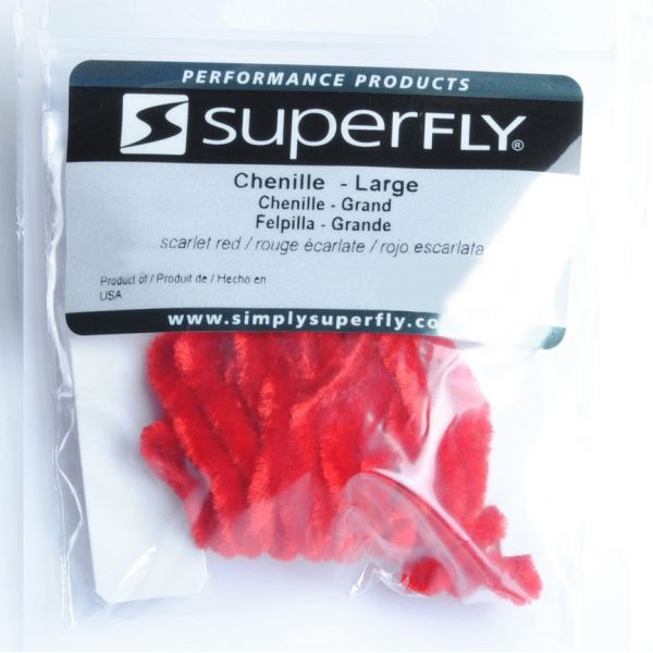 Superfly Chenille - X-Small - Scarlet Red