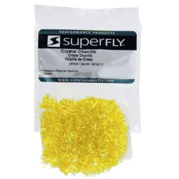 Superfly Crystal Chenille - Yellow - Medium