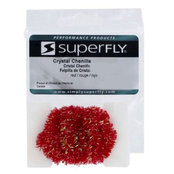 Superfly Crystal Chenille - Red - Medium