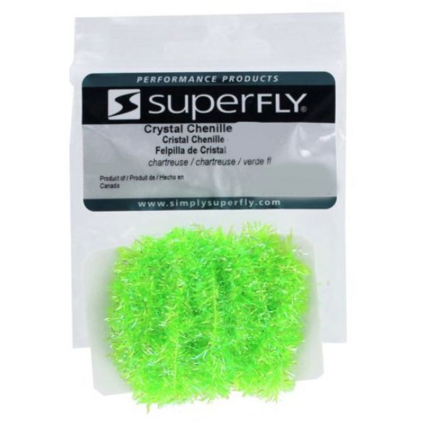 Superfly Crystal Chenille - Chartreuse - Large