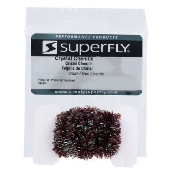 Superfly Crystal Chenille - Brown - Medium