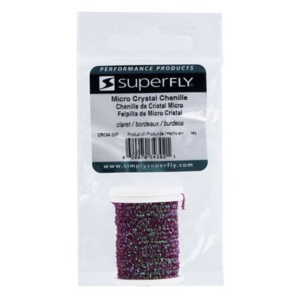 Superfly Micro Crystal Chenille - Claret