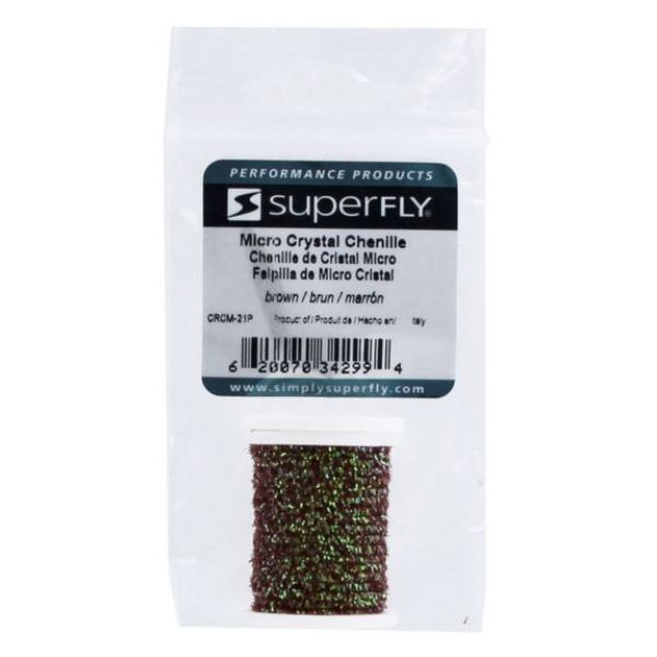 Superfly Micro Crystal Chenille - Brown