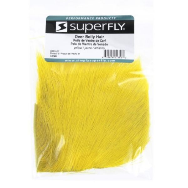 Superfly Deer Belly Hair - Yellow