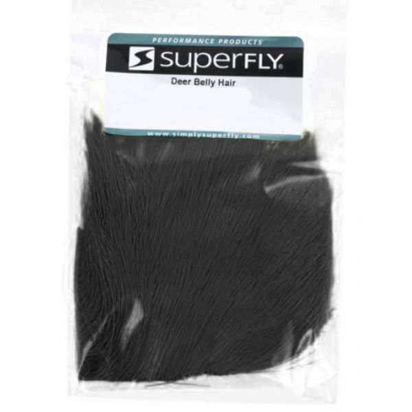 Superfly Deer Belly Hair - Black