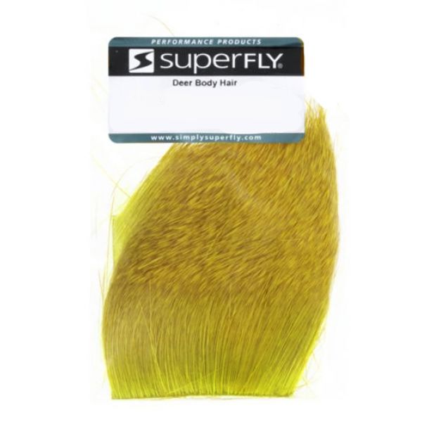 Superfly DH-02 Deer Body Hair - Yellow