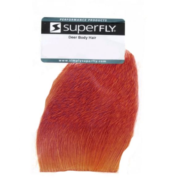 Superfly DH-03 Deer Body Hair - Orange